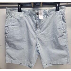 NWT American Eagle Outfitters Mens Slim Flex‎ Shorts Light Blue Size 33